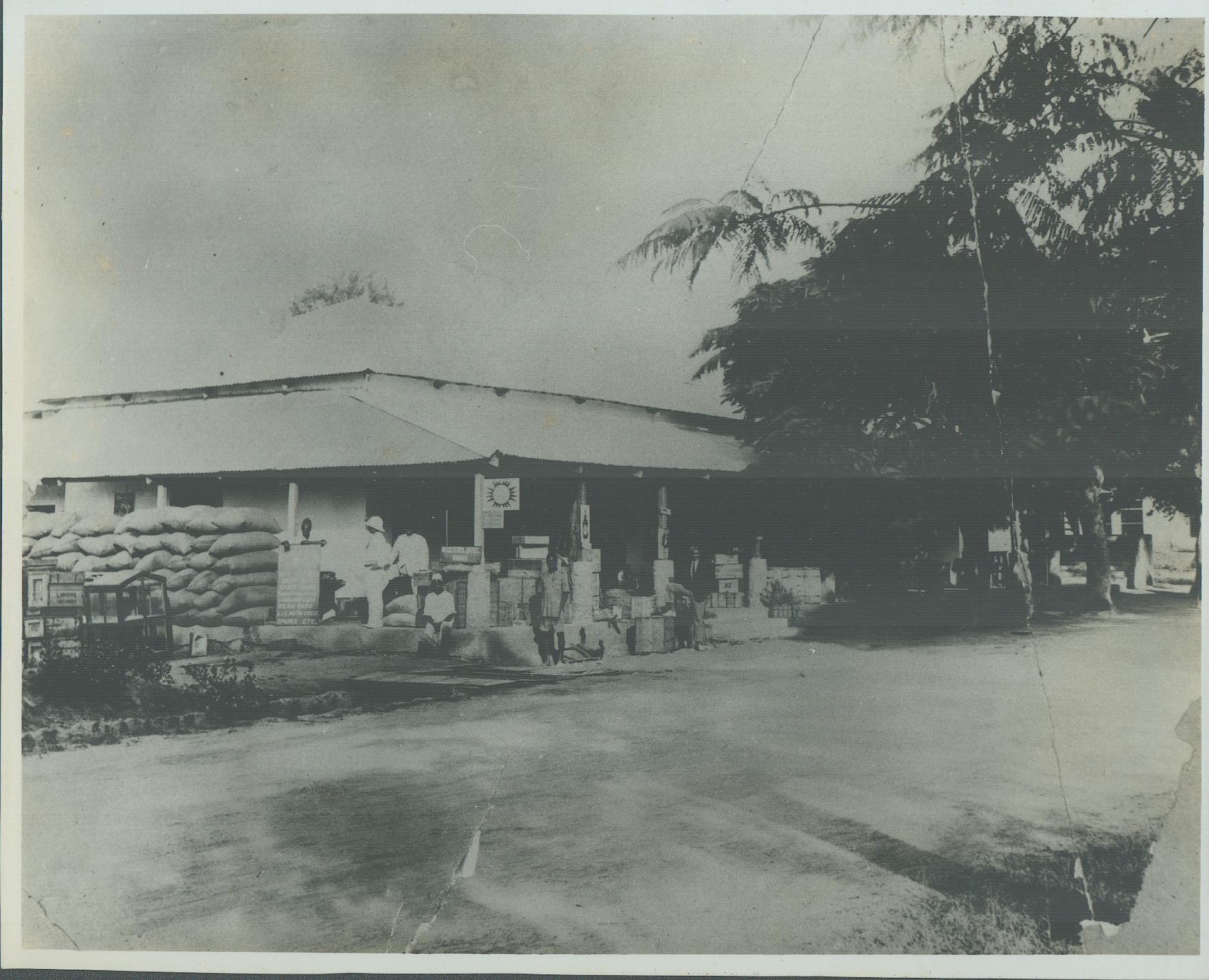 A typical scene at the Alibhai/ Fancy stores in the early 1940s